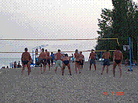 Волейбол в Широкино. Азовское море